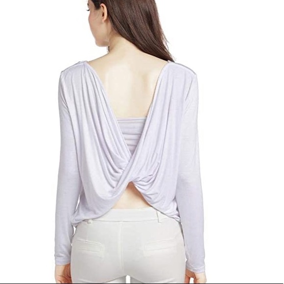 Beautiful women loose Backless long sleeve blouse - Picture 7 of 9